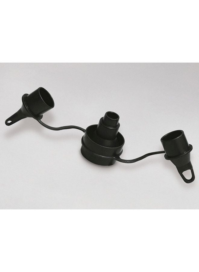 INTEX - Quick Fill Battery Air Pump With 3 Nozzle Black - Image 1