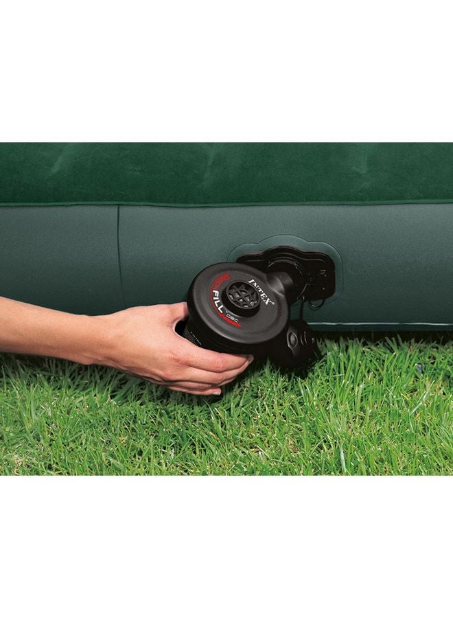 INTEX - Quick Fill Battery Air Pump With 3 Nozzle Black - Image 1