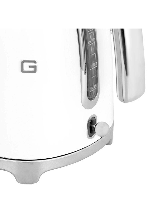 smeg Electric Kettle 1.7 L 3000 W KLF03SSUK White  - Image 5