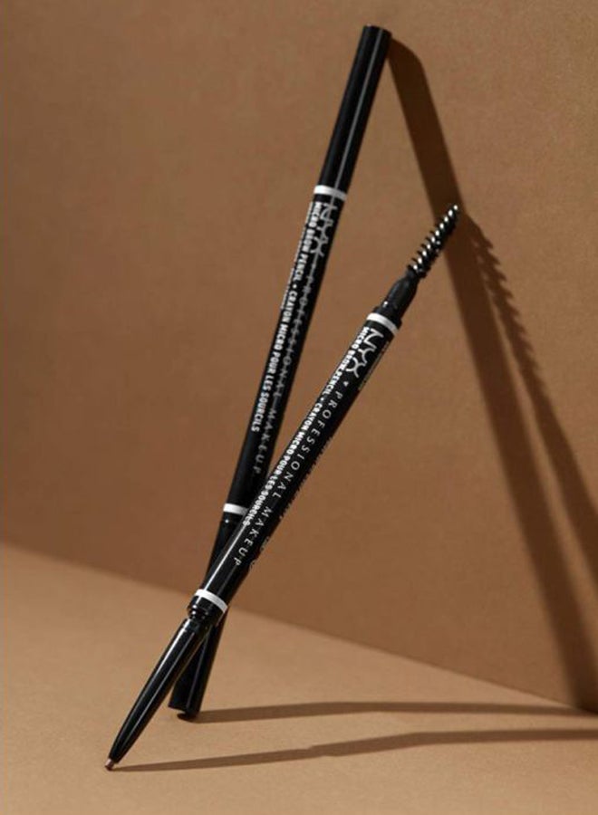 NYX PROFESSIONAL MAKEUP - Micro Brow Pencil Ultra-Fine, Dual-Ended, Precise Eyebrow Pencil - Ash Brown 05 Ash Brown - Image 1