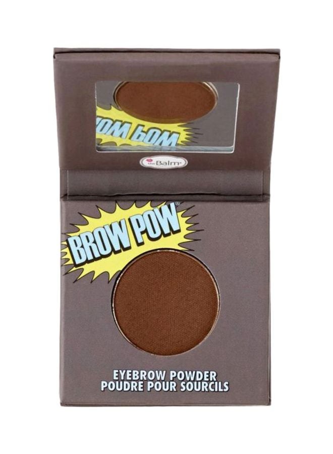 theBalm BrowPow Eyebrow Powder Dark Brown - Image 1
