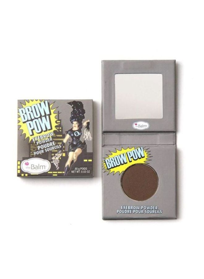 theBalm BrowPow Eyebrow Powder Dark Brown - Image 2