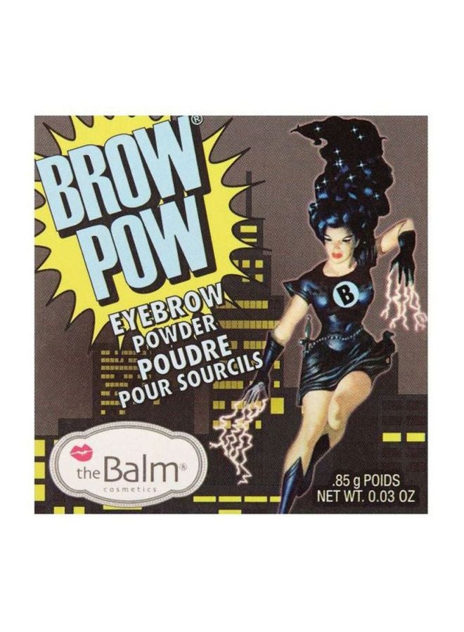 theBalm BrowPow Eyebrow Powder Dark Brown - Image 3
