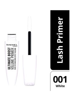 RIMMEL LONDON Scandaleyes Lash Volume Boost Mascara Primer, 12 ml, 001 White  - Image 3