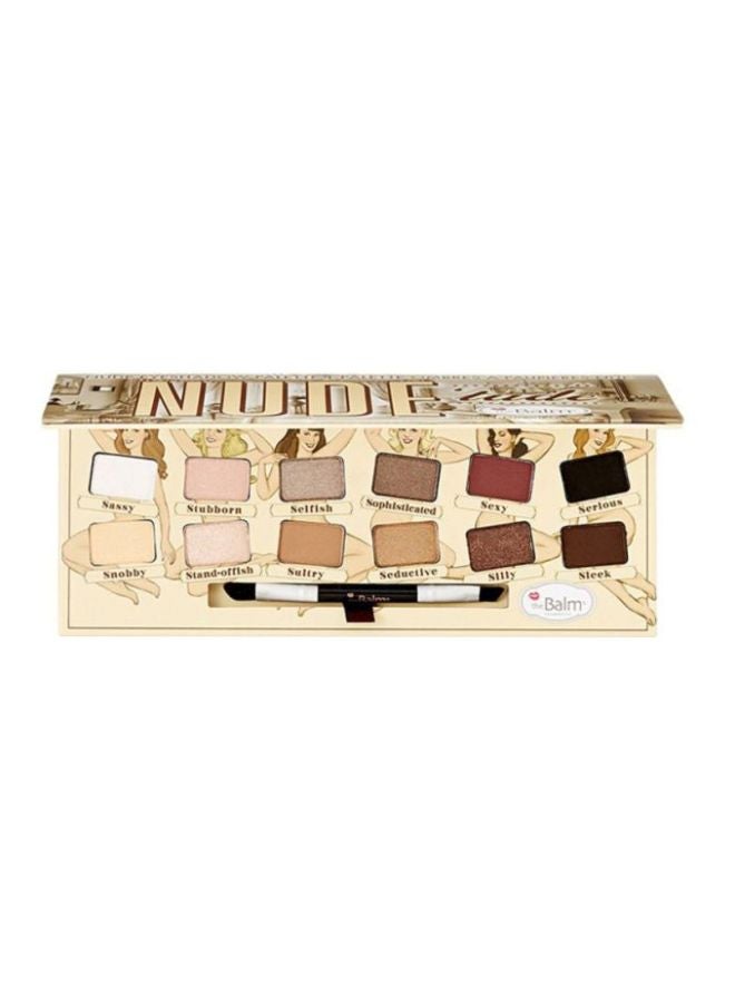 theBalm - Nude 'tude Eyeshadow Palette Black/Brown/White - Image 1