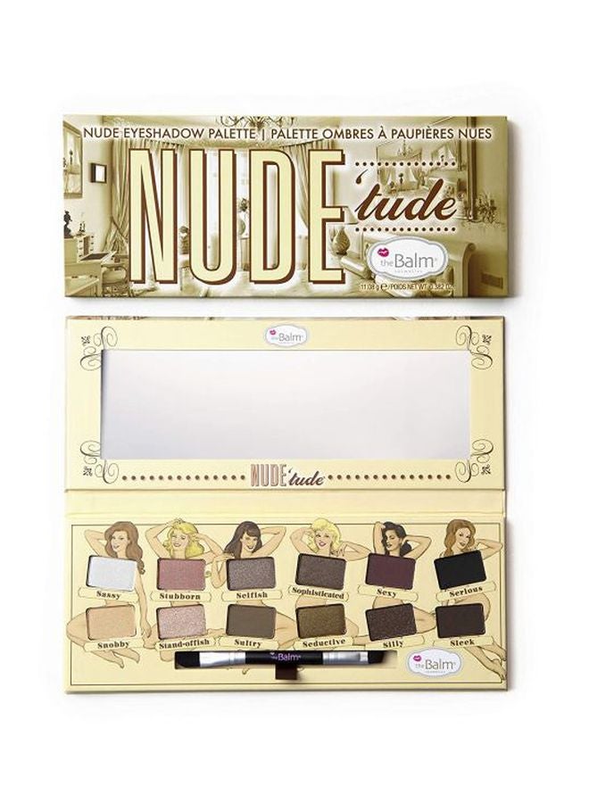 theBalm - Nude 'tude Eyeshadow Palette Black/Brown/White - Image 1