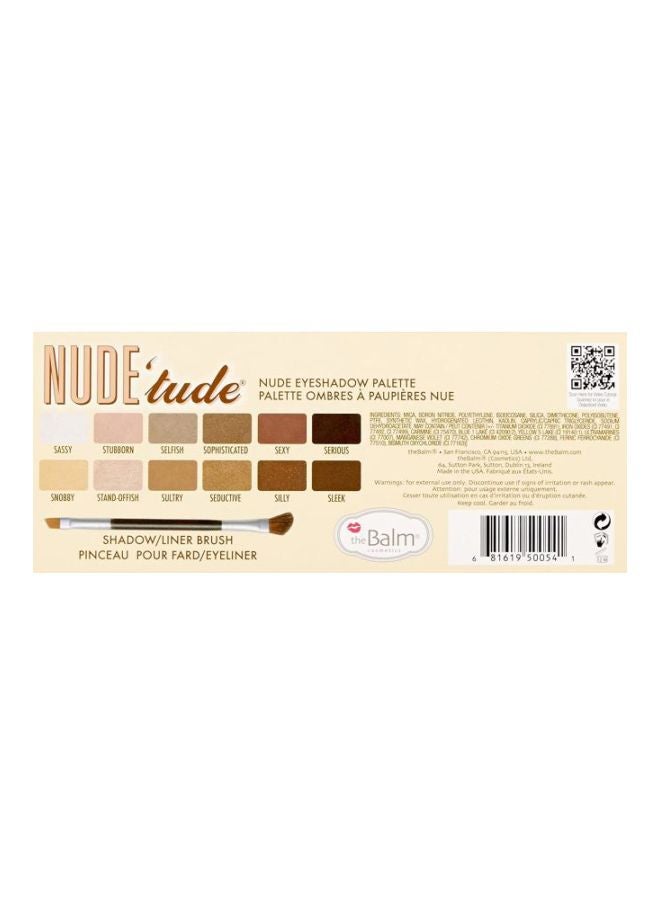 theBalm - Nude 'tude Eyeshadow Palette Black/Brown/White - Image 1
