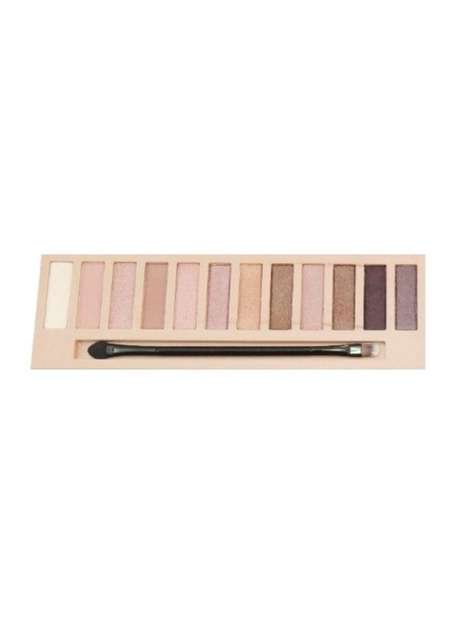 LA Girl 12 - Colour Beauty Brick Eyeshadow Collection Palette GES331 Nudes  - Image 1
