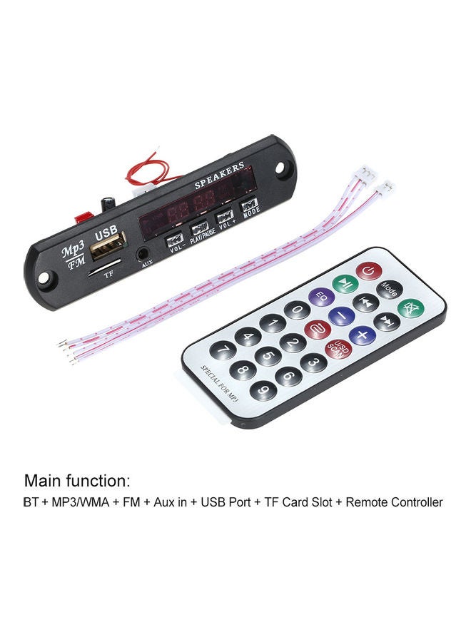Generic - Wireless Bluetooth Mp3 Wma Decoder Board Car Audio FM Radio Modul - Image 1