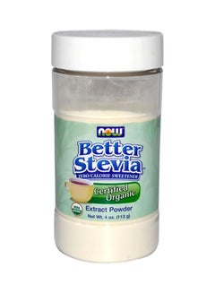 Now Foods Better Stevia Organic Extract Sweetener 113grams  - Image 3