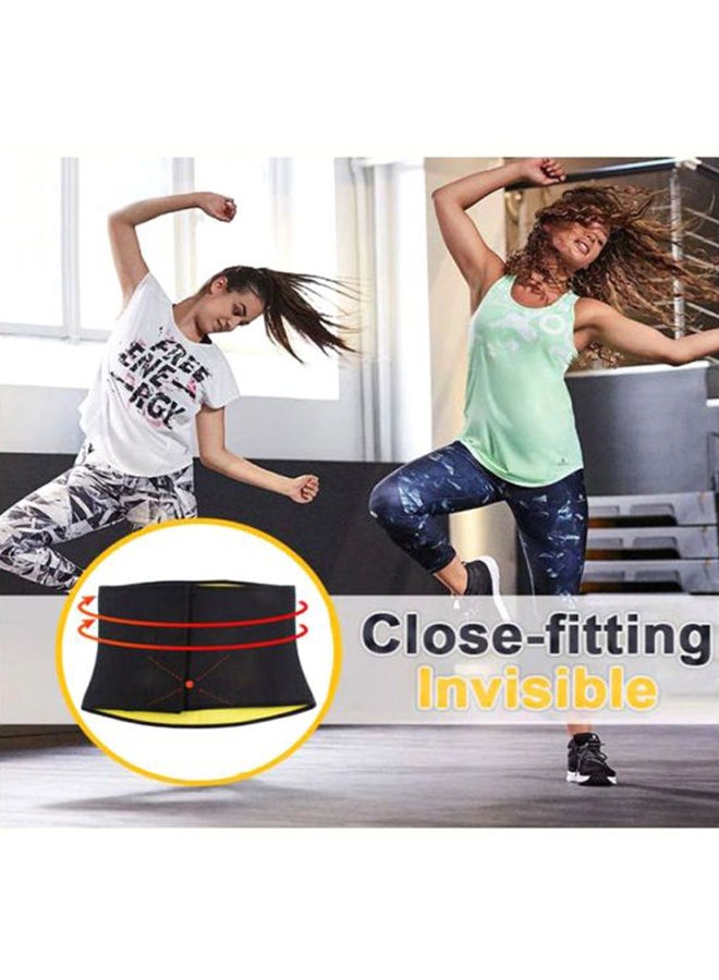 بيوينتي حزام بطن قابل للتعديل مزود بشريط فيلكرو أسود - Image 5