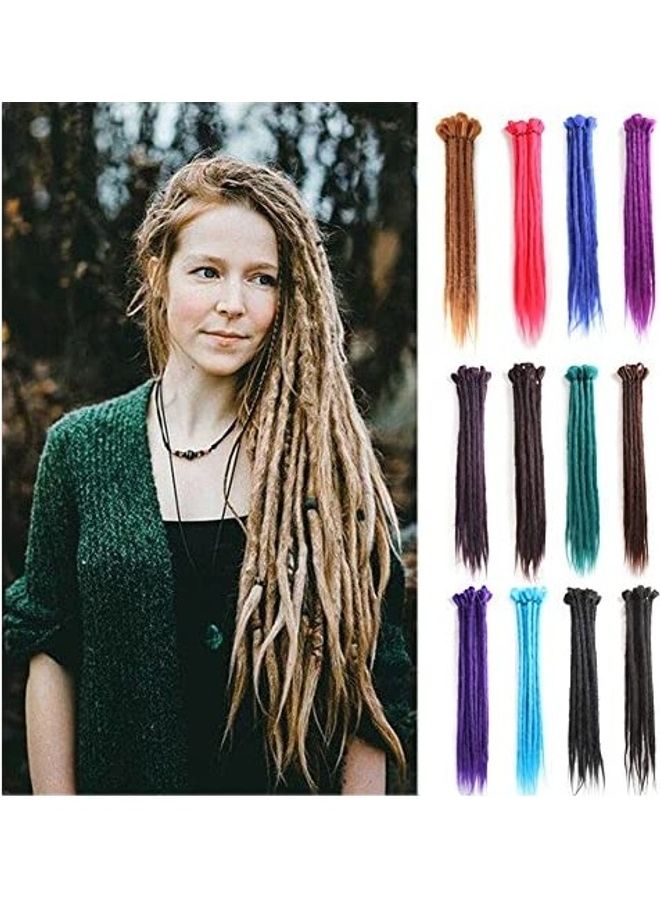 Dansama Handmade Dreadlocks Extensions Multicolour 20inch 