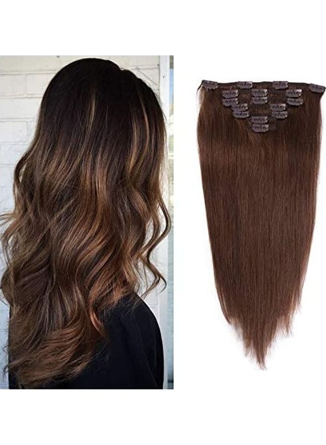 Straight Hair Extension Brown 16inch - v1616128039/N45443603A_1