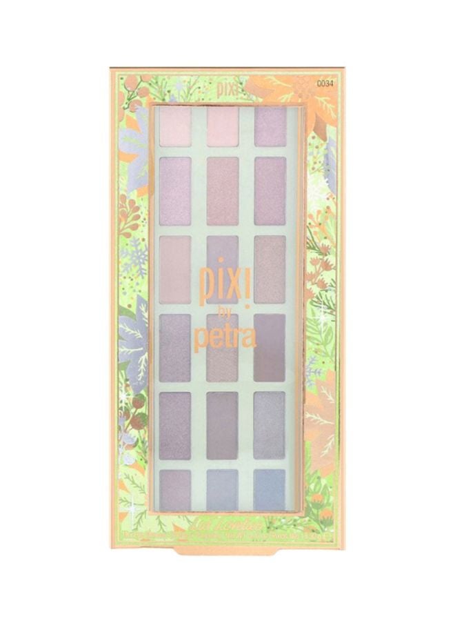 بيكسي علبة ظلال عيون تحتوي على 18 لوناً لامعاً وغير لامع بني/ بيج/ أزرق - Image 2