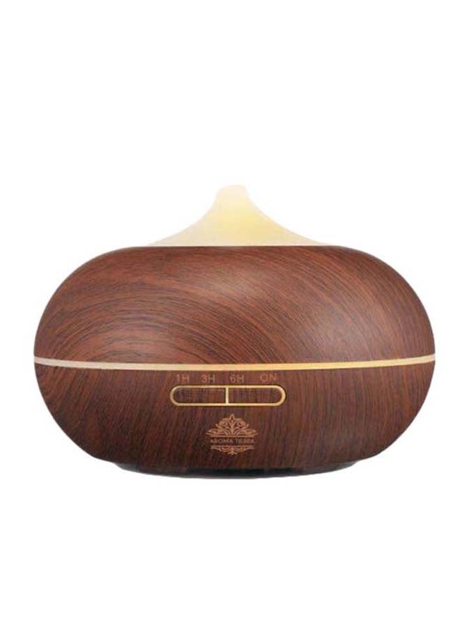 Aroma Tierra Grace Essential Oil Diffuser Electric Ultrasonic Seven Color Light Dark Wood  - Image 4