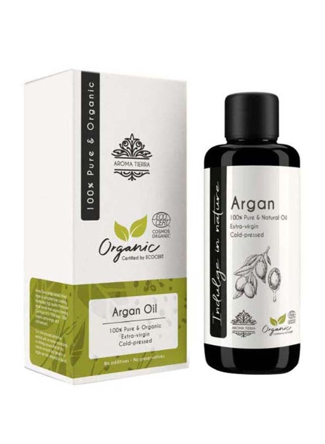 Aroma Tierra - Organic Argan Oil (Morocco) - For Face, Hair, Body 100ml - Image 1