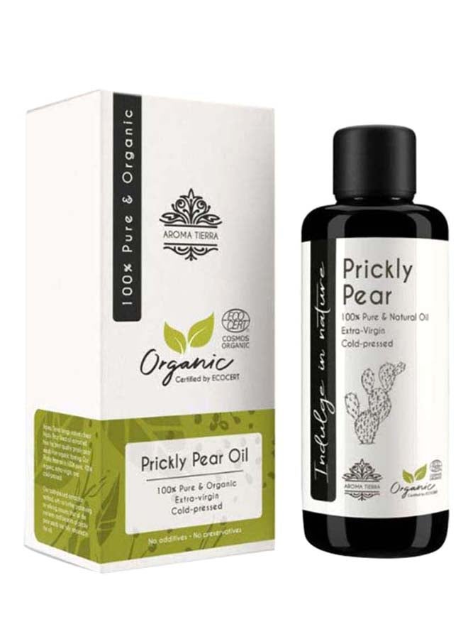 Aroma Tierra Organic Prickly Pear Oil - Vitamin E rich, Hydrating, Anti-aging 100ml - Image 1