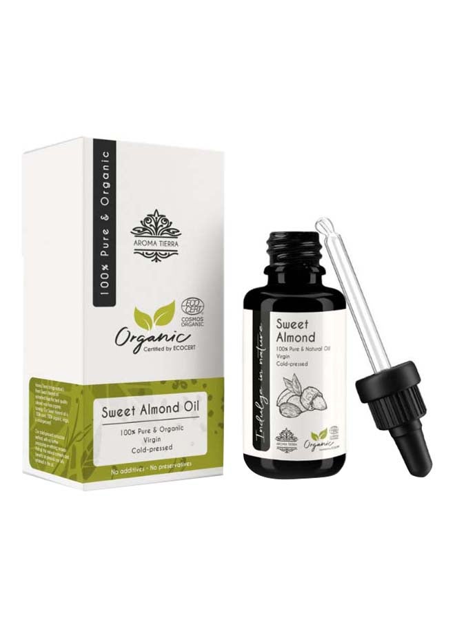 Aroma Tierra Organic Sweet Almond Oil 30ml - Image 1