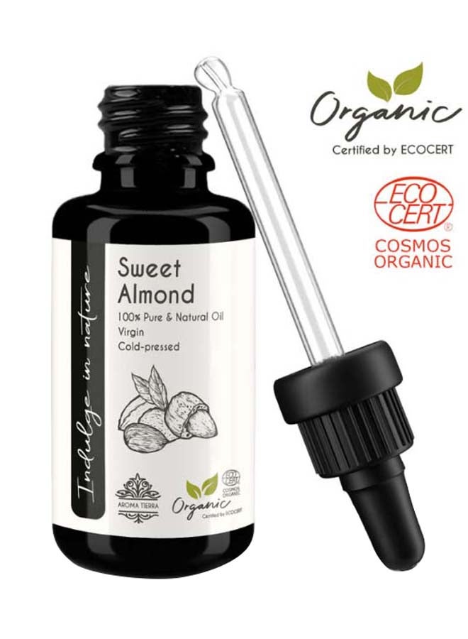 Aroma Tierra Organic Sweet Almond Oil 30ml - Image 2