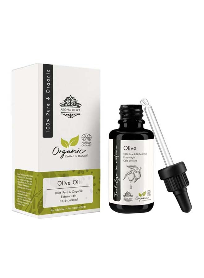 Aroma Tierra Organic Olive Oil Extra Virgin Face, Body & Hair 30ml - Image 1