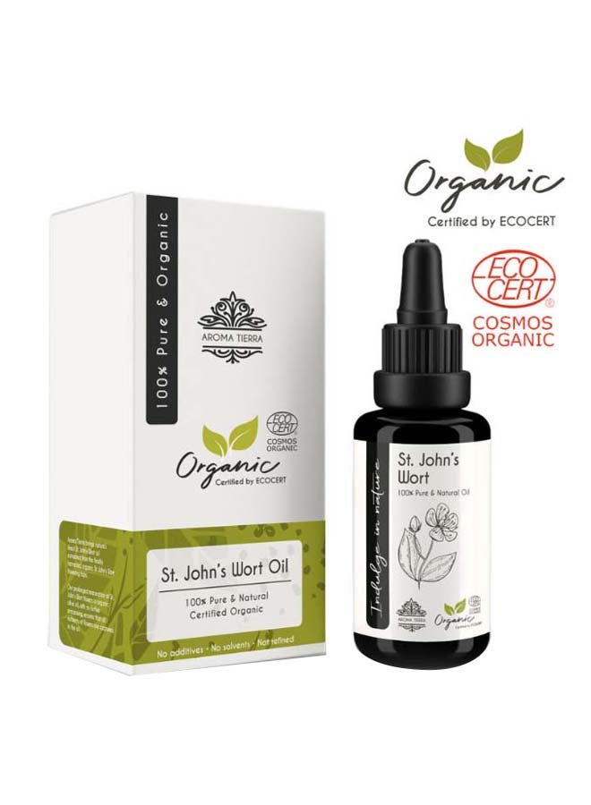 Organic St. John's Wort Oil Multicolour 30ml
