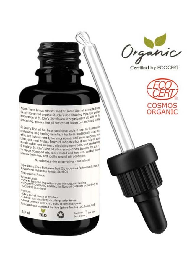 Organic St. John's Wort Oil Multicolour 30ml