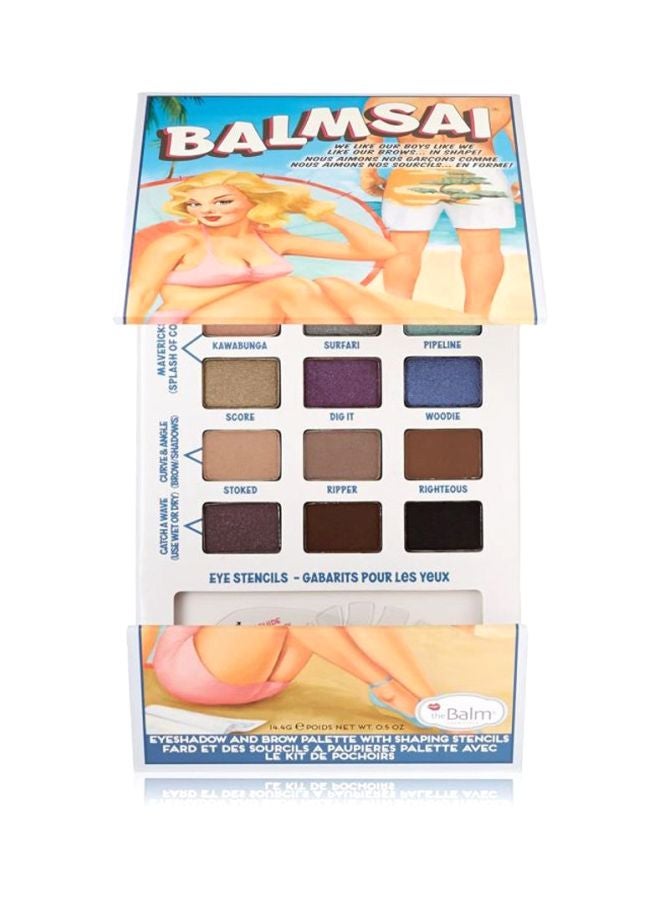 Balmsai Eyeshadow And Eye Brow Palette Multicolour
