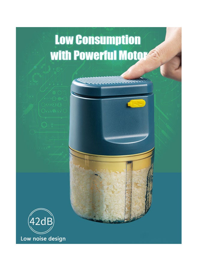 Electric Food Chopper Blue/Clear  - Image 2