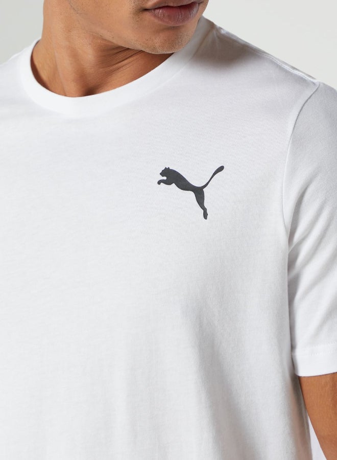 PUMA - Essential Small Logo Detail T-Shirt White - Image 1