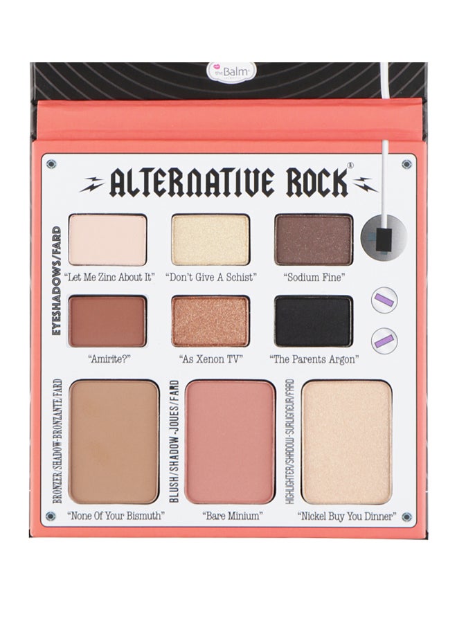 theBalm - alternative rock volume 2 face makeup palette Brown/Pink/Beige - Image 1