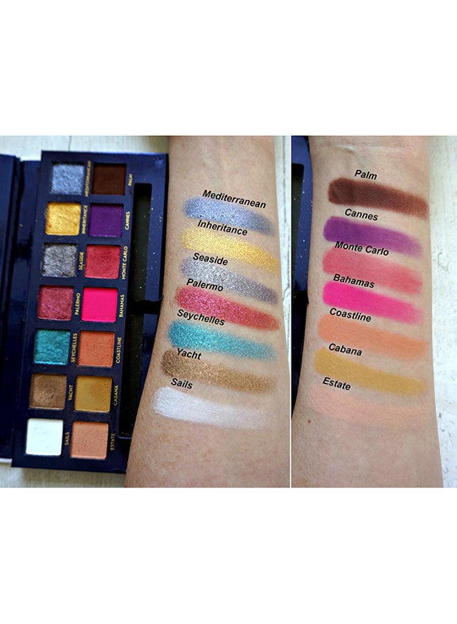 ANASTASIA BEVERLY HILLS - Riviera Eyeshadow Palette Yellow/Pink/Brown - Image 1
