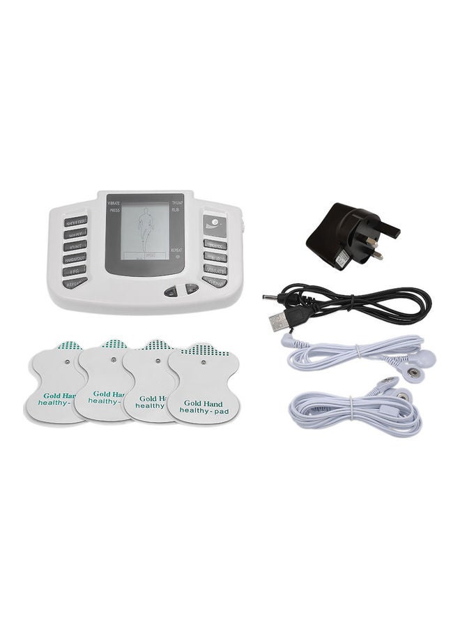 Electrical Stimulator Full Body Relax Muscle Therapy Massager Set With 16 Pads - Image 1
