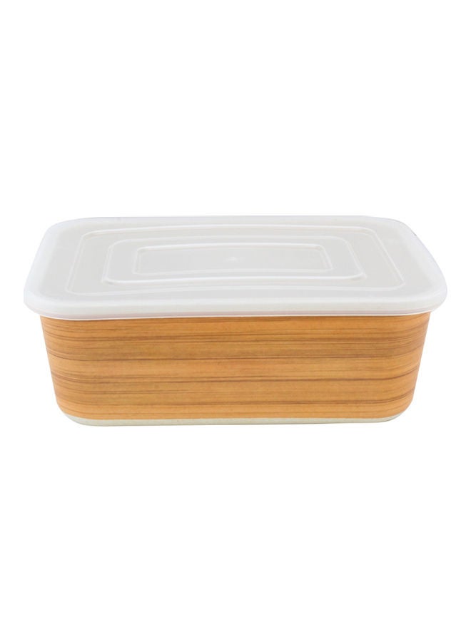 Generic Cuisine Art Bamboo Fibre Container - Medium, BD-BF-66 Brown 15cm  - Image 1