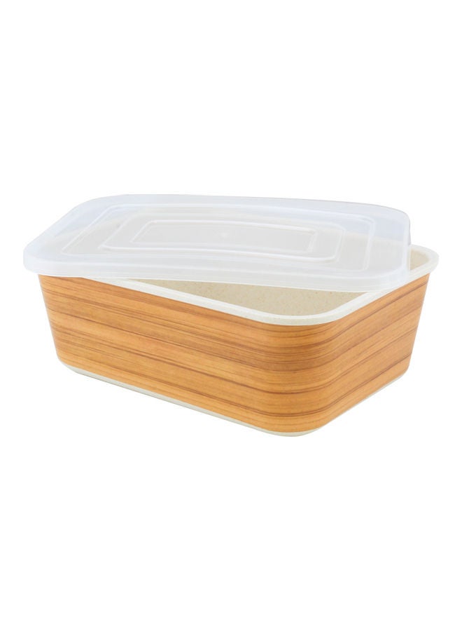 Generic Cuisine Art Bamboo Fibre Container - Medium, BD-BF-66 Brown 15cm  - Image 2