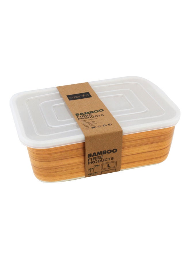 Generic Cuisine Art Bamboo Fibre Container - Medium, BD-BF-66 Brown 15cm  - Image 3