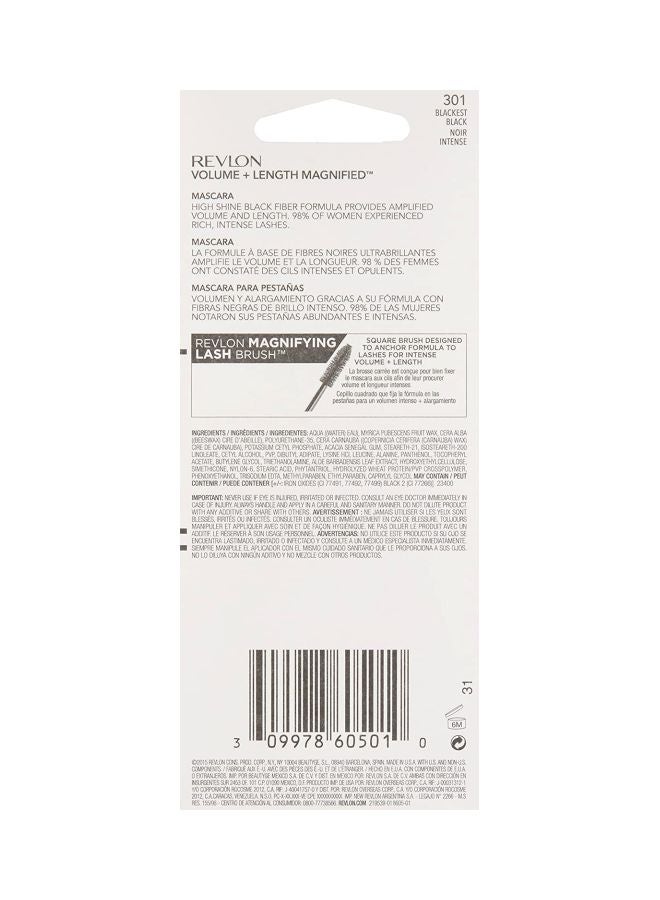 Revlon Volume + Length Magnified Mascara 301 Blackest Black - Image 3