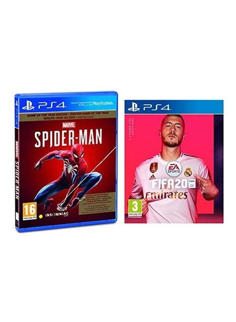 Spider Man and FIFA 20 - (Intl Version) - ps4_ps5
