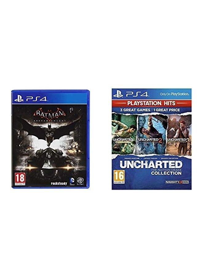 وارنر بروس. لعبة Batman Arkham Knight وUncharted Collection Hits - بلايستيشن 4/بلايستيشن 5  - Image 1