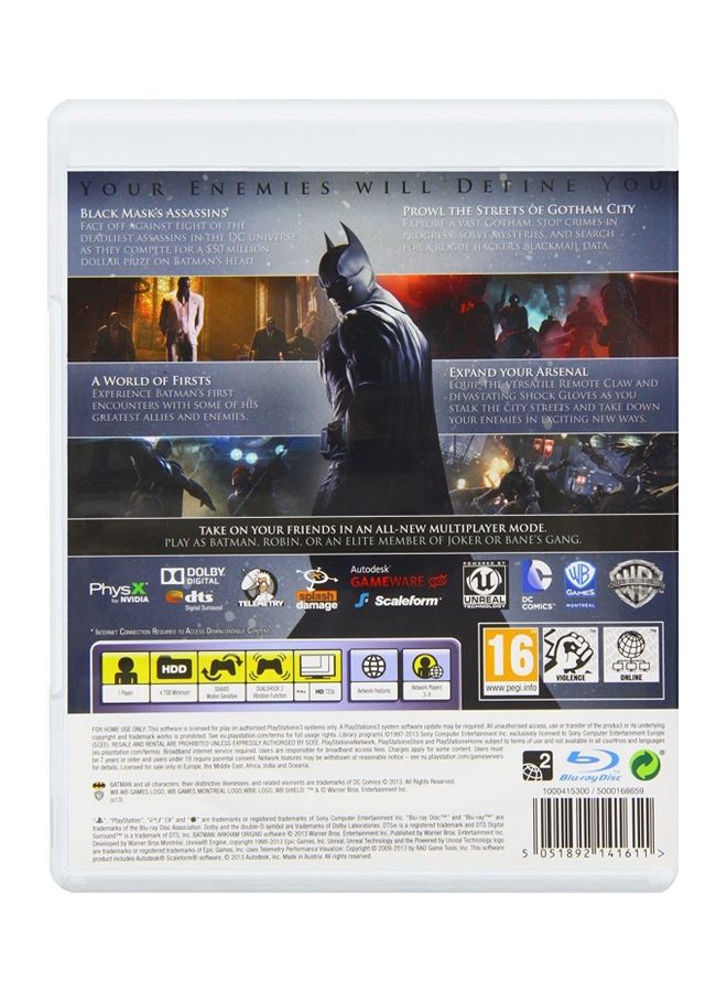 وارنر بروس. لعبة Batman: Arkham Origins (بلايستيشن 3) - ps4_ps5  - Image 2