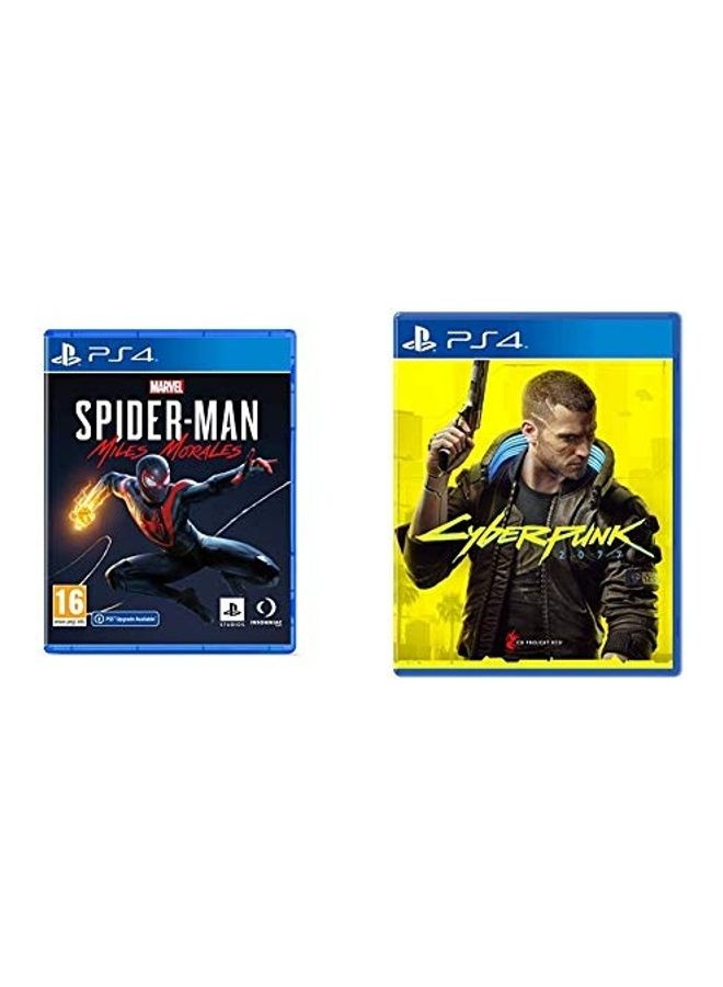 Sony - Spider Man Miles Morales and Cyberpunk 2077 Intl Version - ps4_ps5 - Image 1