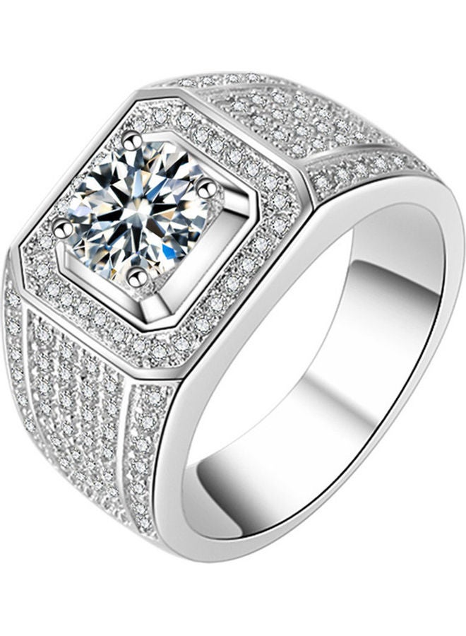 Cubic Zirconia Studded Ring - Image 1