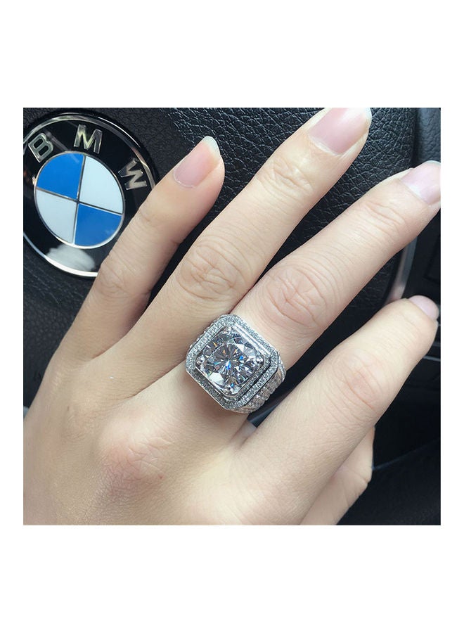 Cubic Zirconia Studded Ring - Image 3