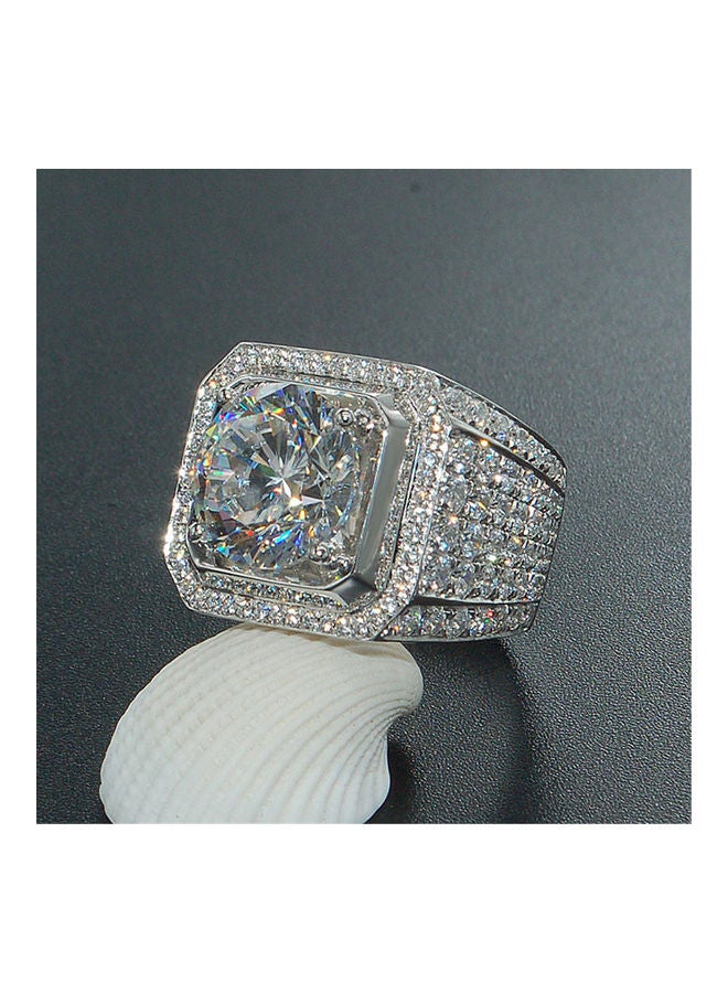 Cubic Zirconia Studded Ring - Image 4