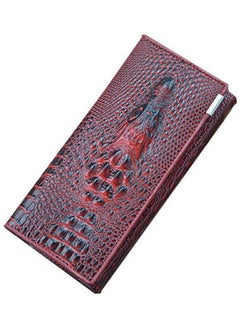 Stylish Genuine Leather Wallet Red