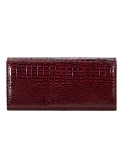 GObuy Stylish Genuine Leather Wallet Red  - Image 2