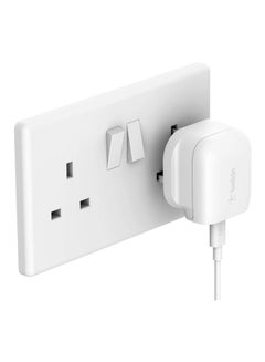 belkin Boost Charge USB-C Wall Charger Plug 20W (Fast Charger for iPhone 14/14 Plus, 14 Pro, 14 Pro Max, 13, 13 Pro, 13 Pro Max, 13 mini, iPad Air 2020, 8th gen.) White  - Image 3