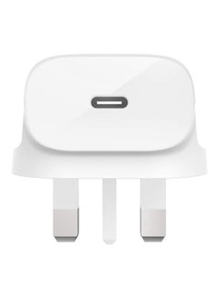 belkin Boost Charge USB-C Wall Charger Plug 20W (Fast Charger for iPhone 14/14 Plus, 14 Pro, 14 Pro Max, 13, 13 Pro, 13 Pro Max, 13 mini, iPad Air 2020, 8th gen.) White  - Image 4