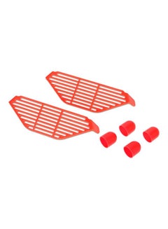 Hand Guard Finger Protector And Motor Protective Cap for DJI Spark Red