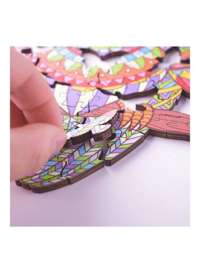 XiuWoo Owl Shape Wooden Jigsaw Puzzle - Image 3