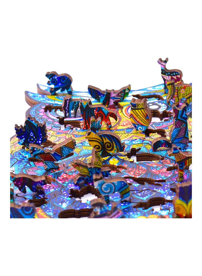 XiuWoo 99-Piece Animal Shape Wooden Jigsaw Puzzle - Image 4